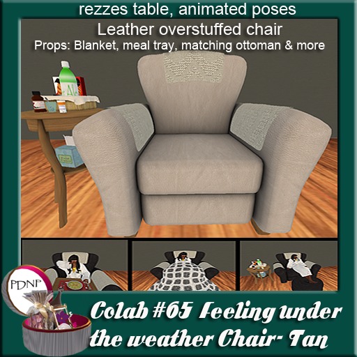 PDN: Feeling Under the Weather Chair Tan colab65