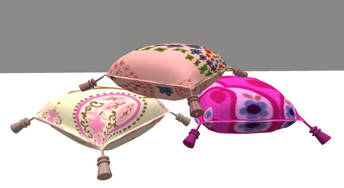 Paisley Pillow Set Pink