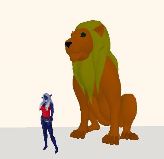 **JnP** Sitting Lion Statue