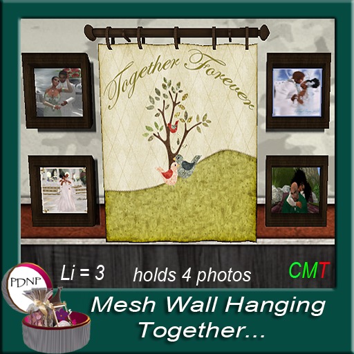 PDN: Mesh Wall Hanging Together Boxed