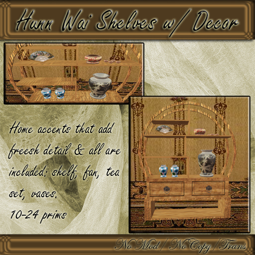 TempT~Hunn Wai Shelf Set