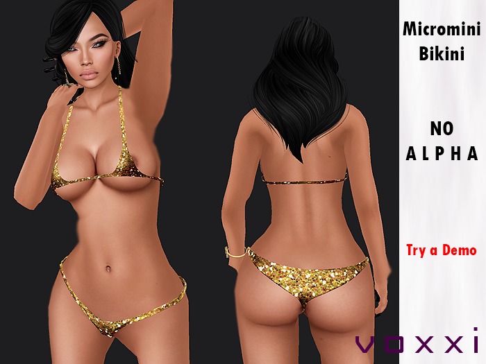 .::voxxi::. [Lex] Micromini Bikini Gold