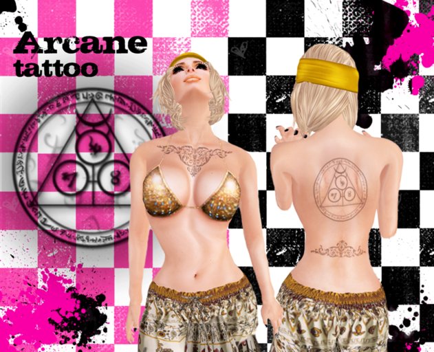 Rock'n Rose - Arcane tattoo (SALE)