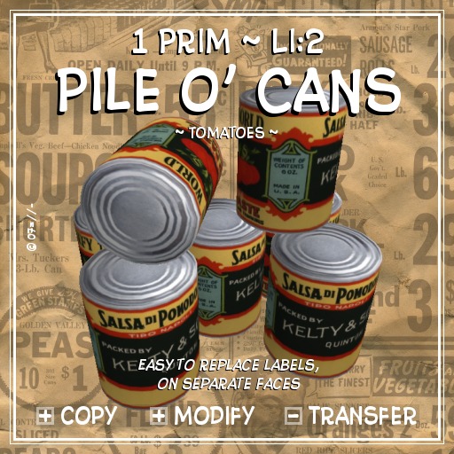 !:P:! * Pile o' Cans ~ Tomatoes