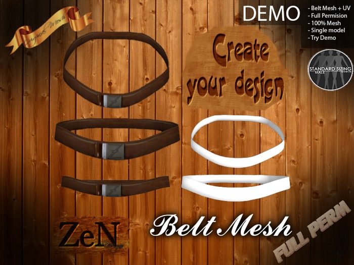 Belt Close Mesh Full Perm DEMO!!!