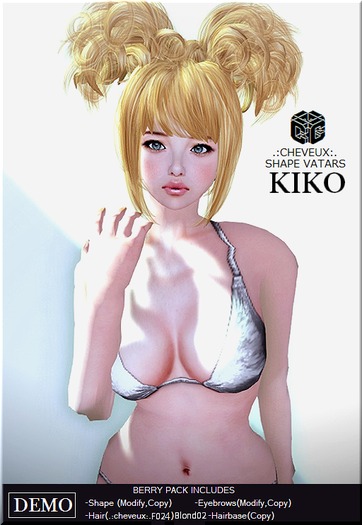 .:cheveux:.Shape AVATARS -Kiko-DEMO