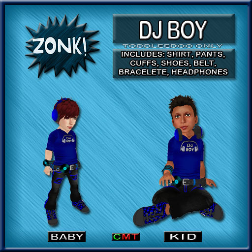Zonk!  DJ Boy Toddleedoo Box