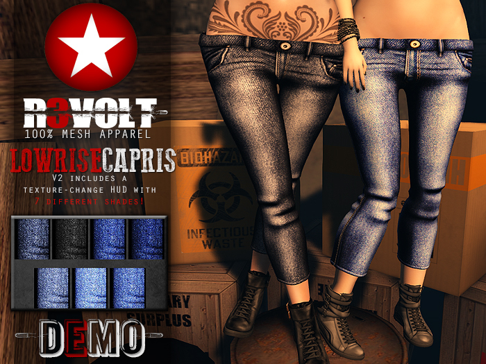 [R3] - Lowrise Capris [V2] DEMO
