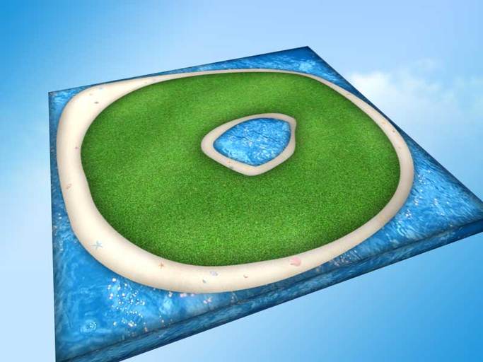 Sky Island Platform - 1 prim - 