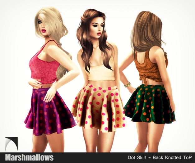 ::Marshmallows::Back Knotted Top-DEMO(wear me)
