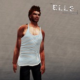 [Elle] MESH Mens Motor Boat Tank