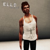 [Elle] MESH Mens Iron Man Tank