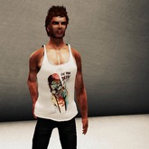 [Elle] MESH Mens Use Your Brain Tank