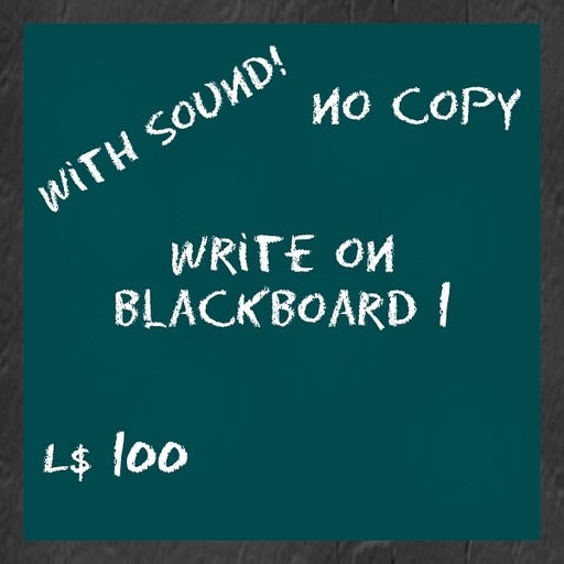 Write On Blackboard 1