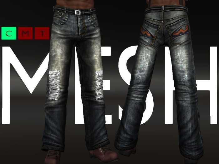 *S.D* Street Jeans & Rigged Belt - Ripped *FULL Version*