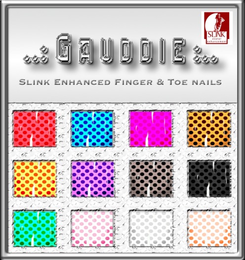 ..:GAUDDIE:..  {F/T Huds} Glitter Tips