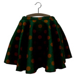 ::Marshmallows:: Dot Skirt-Green(wear me)