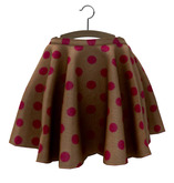 ::Marshmallows:: Dot Skirt-Coral(wear me)