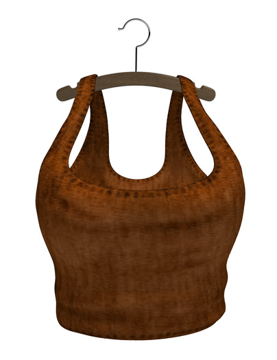 ::Marshmallows::Back Knotted Top-Orang(wear me)