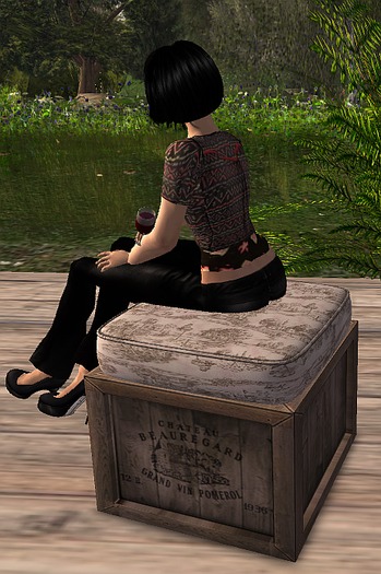Langour 1936 Wine Crate Seat (Mesh)