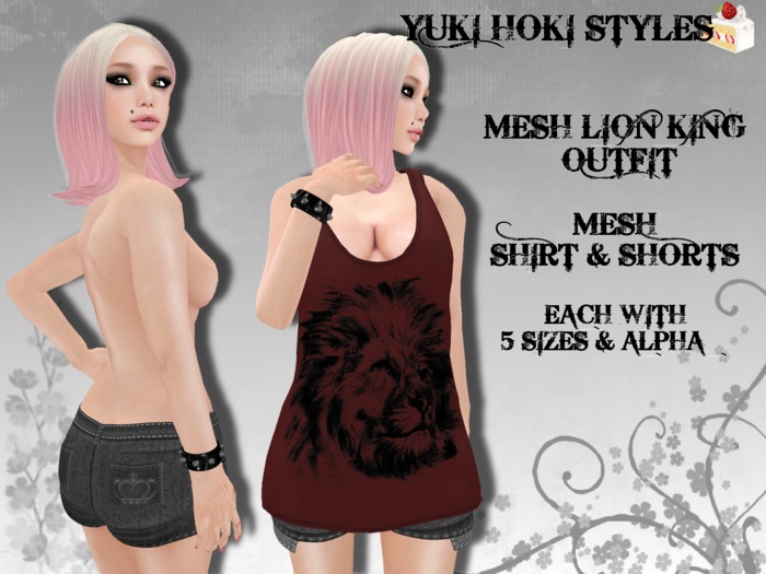 YHS Mesh Lion King Red