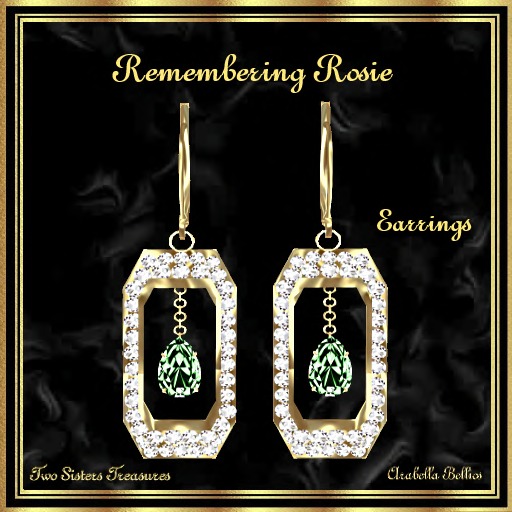 TST - REMEMBERING ROSIE APPLE TOURMALINE EARRINGS YG.