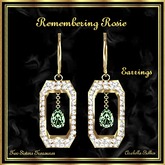TST - REMEMBERING ROSIE APPLE TOURMALINE EARRINGS YG.
