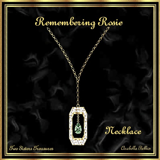 TST - REMEMBERING ROSIE APPLE TOURMALINE NECKLACE YG.
