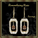TST - REMEMBERING ROSIE PEACH TOURMALINE EARRINGS YG.