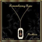 TST - REMEMBERING ROSIE PEACH TOURMALINE NECKLACE YG.