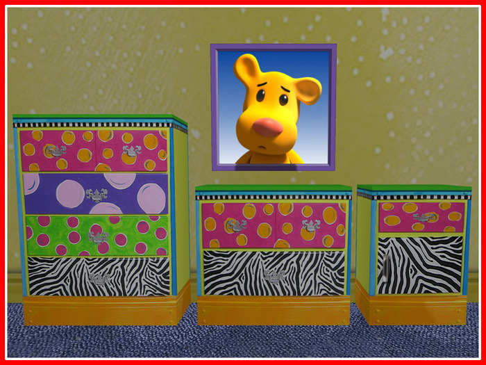 kids dresser and nightstand