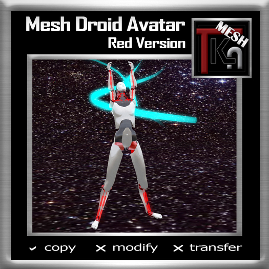 TKA Mesh - DEMO Droid Avatar Red