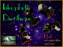 Bliensen + MaiTai - Intergalactic Díscotheque- Shoes - Retro Sci Fi Boots - Black