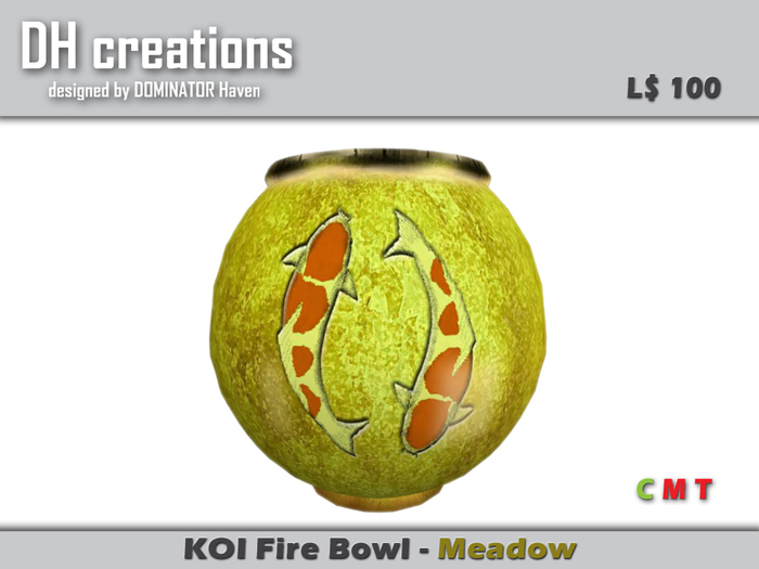 Koi Fire Bowl Meadow