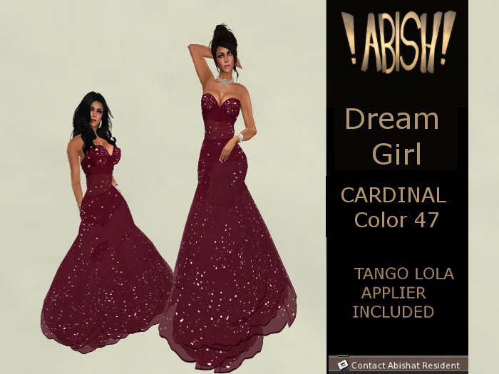 !ABISH! Dream Girl Gown - Color 47 Cardinal