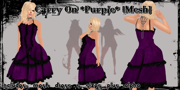 ^WSC^ Carry On *Purple* {Mesh}