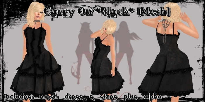 ^WSC^ Carry On *Black* {Mesh}