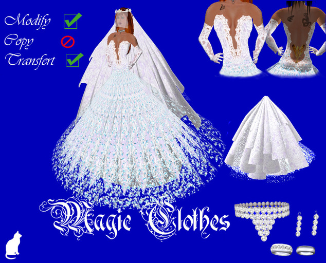 magic clothes wedding dress