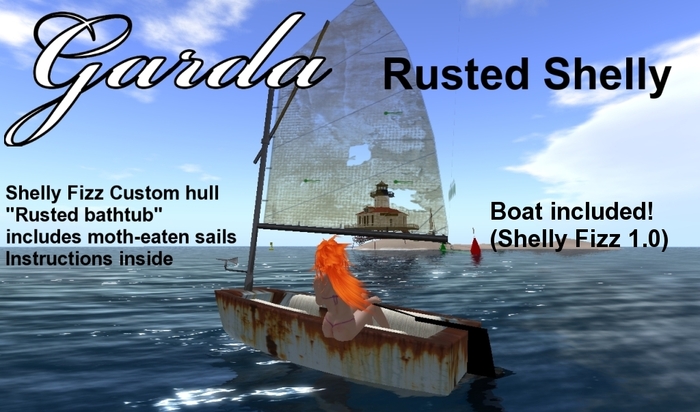 Garda Shelly Fizz Rusted - sail and hull customization * boat included
