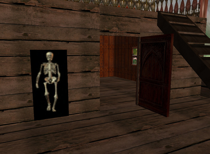 Skeleton - 1 prim with animated texture