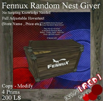 Second Life Marketplace - Fennux Random Dens Giver (BOXED)