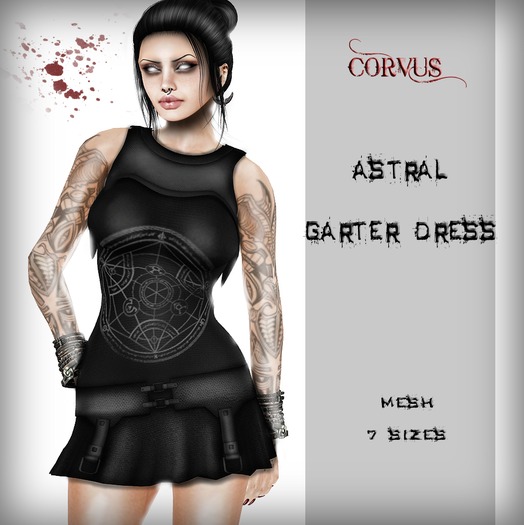 Corvus : Astral Garter Dress