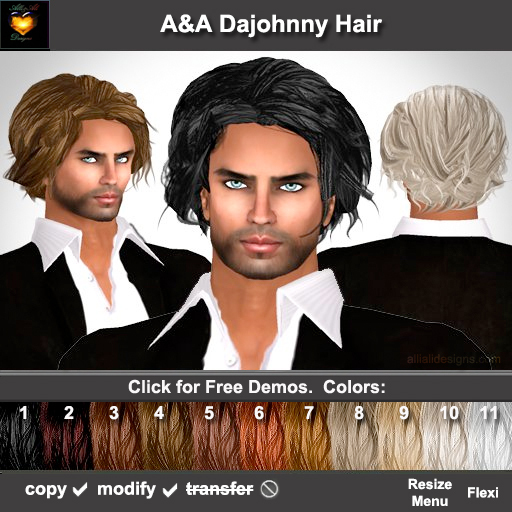A&A Dajohnny Hair FREE DEMOs (from 11 Colors Value Pack)