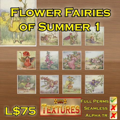 USC Textures - Flower Fairies of Summer 