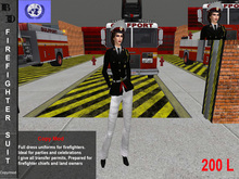 Firefighter suit formal dress Box