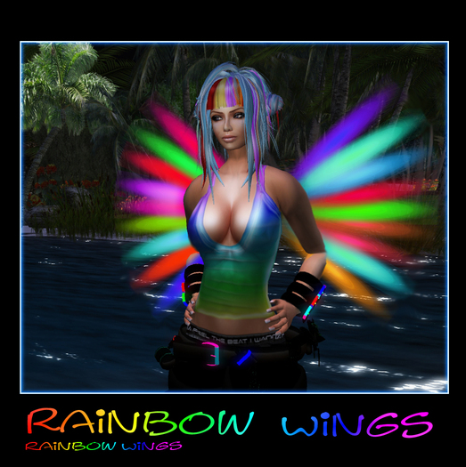 [DOCKS] CYBER FASHION & DESIGN - RAINBOW WINGS *GIFT*