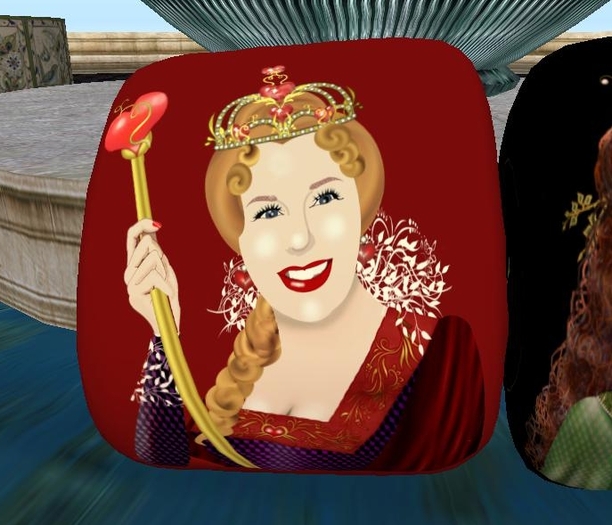 *DD* Queen of Hearts Pillow