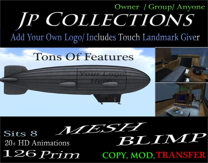 (BOXED) Jp Collections MESH Blimp