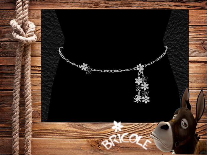 " Flowers grapes " Belly Chain