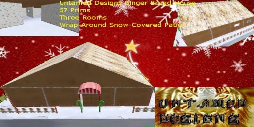 Untamed Designs Ginger Bread House BOX